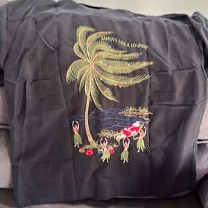 Bamboo Cay embroidered Santa shirt